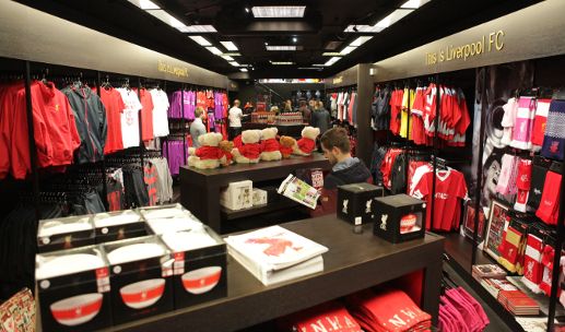 LFC legend officially opens refurbished Club store | All About Anfield